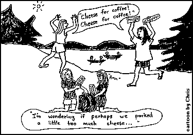 "Cheese for Coffee" cartoon